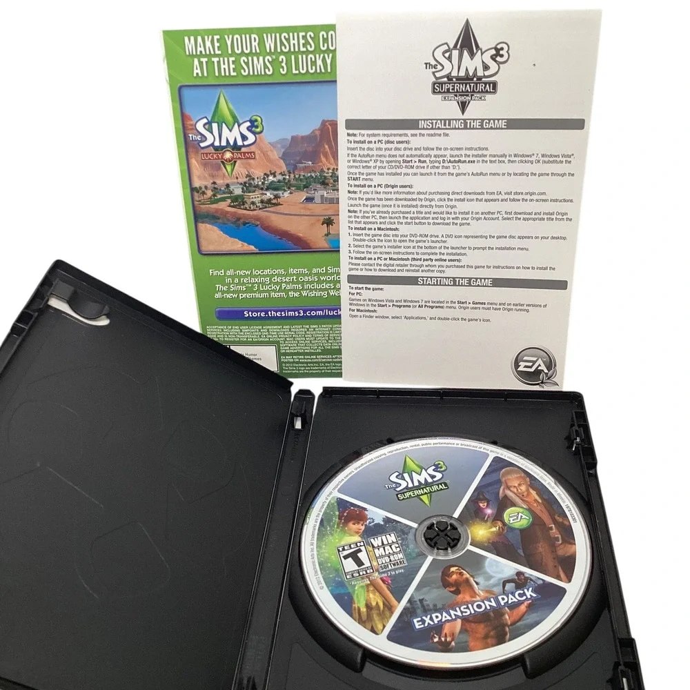 The Sims 4 Limited Edition Expansion Pack & The Sims 3 Supernatural PC Games lot